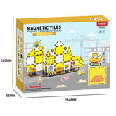 ABS Plastic Engineering Series Magnetic Tiles Set For Kids Magnetic Toy Block DIY Magnetic Play Blocks